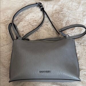 Calvin Klein Silver Crossbody Bag